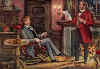 Bret harte & Mark Twain as depicted in Old Crow whiskey ad-color.jpg (44555 bytes)